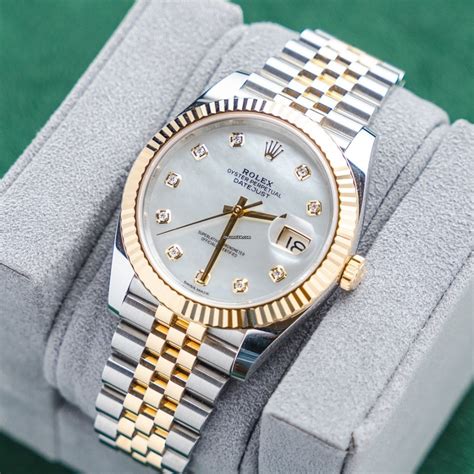 rolex datejust 41 oyster or jubilee|Rolex Datejust 41 with diamonds.